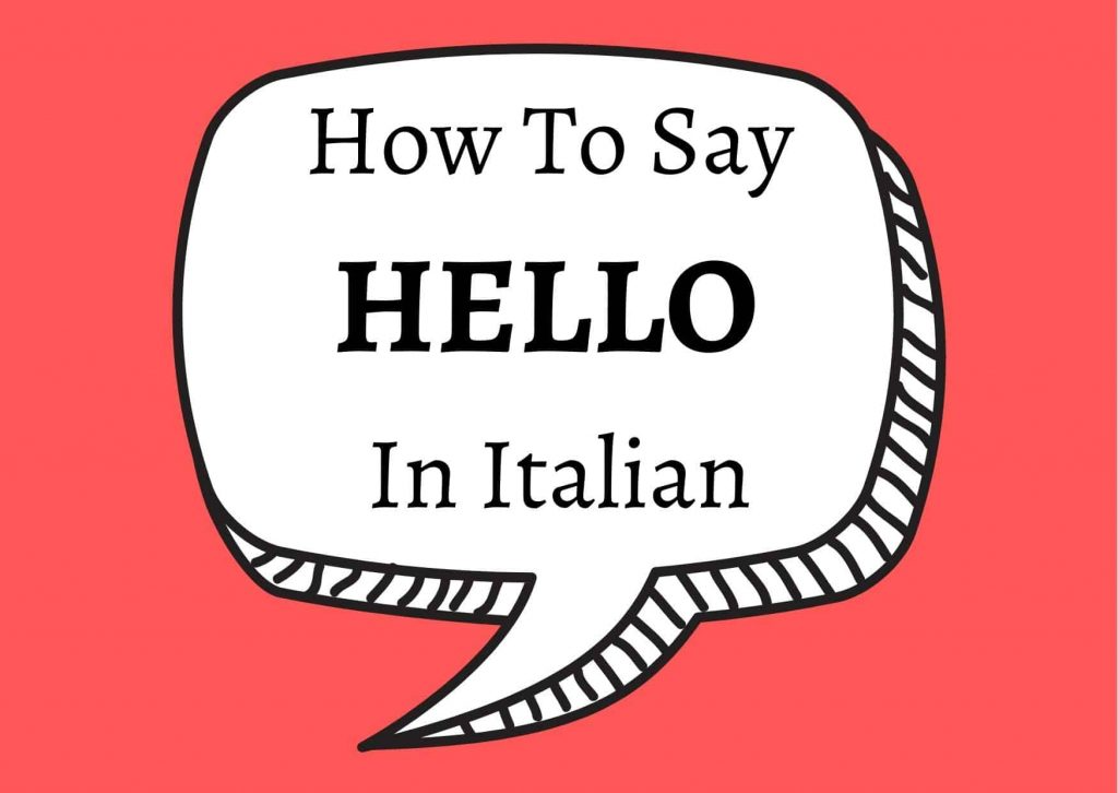 hello in italian
